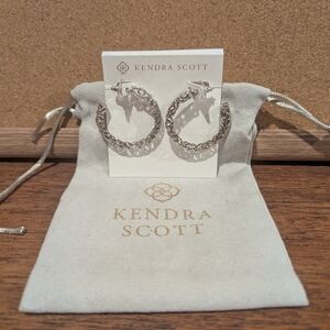 Kendra Scott Silver Hoop Earrings